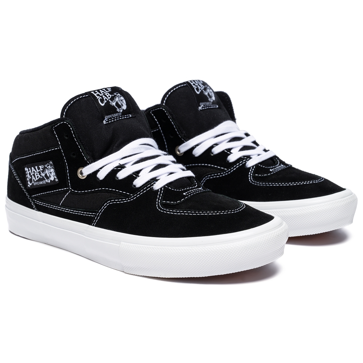 vans half white half black